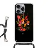 Boeket - Bloemen - Exotisch Hoesje iPhone 16 Pro Max met koord klein -3d