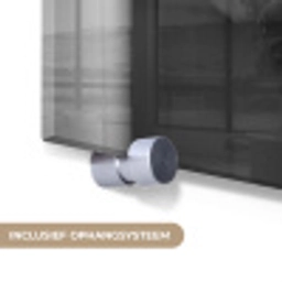 Schotse hooglander - Koe - Krant - WC - Zwart wit plexiglas 5mm klein -zzsysteem_NL