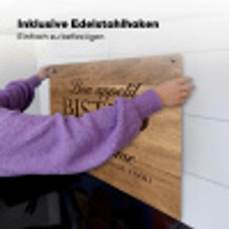 Huiselijke Bistro Beleving Inductie beschemer met haakjes middel -ky-ophangen-de
