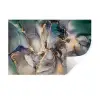 Goud - Blauw - Marmer Muursticker klein -3d