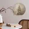 Kerst - kerstboom - Sneeuw - Art Akoestische PET Vilt - Rond klein -sfeer3