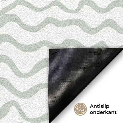 Golven - Patroon - Grijs Deurmat klein 898 -antislip_NL