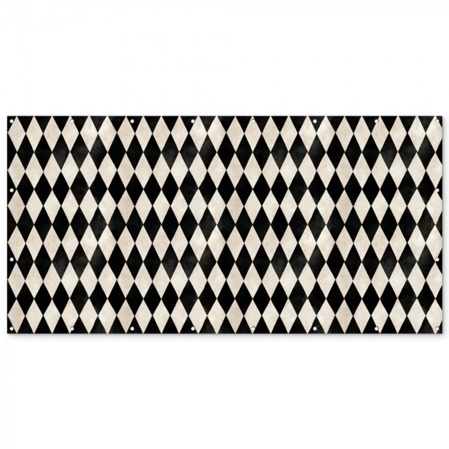 Klassiek - Patroon - Zwart Balkonbeschermer Duitsland klein 596 -zz_3d