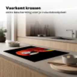 Ara - Portret - Rood Inductie beschermer vinyl 3mm klein -sfeer1