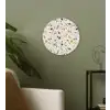 Terrazzo -  Patroon - Neutraal - Zacht - Multi Wandcirkel plexiglas klein 852 -sfeer3