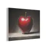 Apple - Hart - Rood PET vilt klein -3d