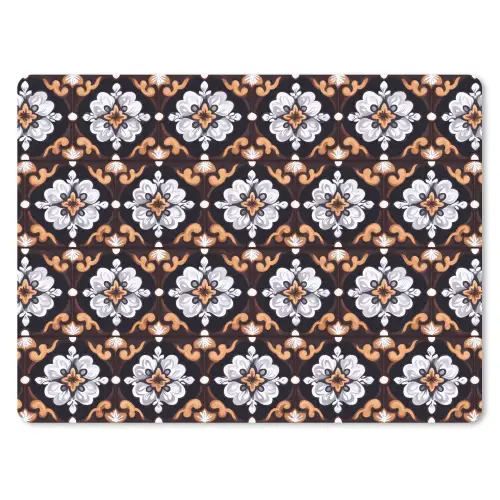 traditioneel - Element - Kleurrijk muismat rubber klein 262 -3d