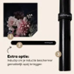 Nachtelijke Flora Symfonie Inductie beschermer vinyl 3mm middel -zzzzzzz-induclip_NL