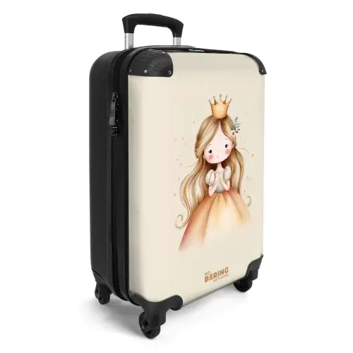 Prinses in gouden tinten NBS - Handbagage koffer - Kinderen Unisex middel -productfoto_3d