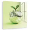 Groen - Disco - Decoratie - Appel plexiglas 5mm klein -zzzproduct_nieuw