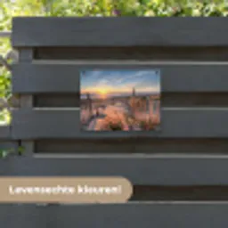 Zonsondergang Achter de Duinen tuinposter los doek klein -sfeer3
