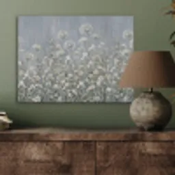 Bloemen - Botanisch - Blauw PET vilt klein -sfeer2