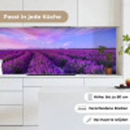 Lavendel - Paars - Bloemen - Natuur keuken achterwand 2 middel -sfeer4_DE