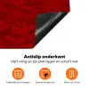 Rood - Patroon - Bloemen Inductie beschermer vinyl 3mm klein 276 -zzzzzzz-td-onderkant
