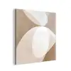 Ovale vormen - Transparant - Zachte overgang aluminium wit klein -3d
