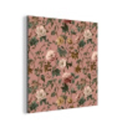 Bloemen - Klassiek - Roze aluminium wit klein 46 -3d
