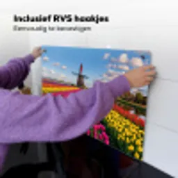 Tulpen - Holland - Molen - Kleurrijk Inductie beschemer met haakjes klein -ky-ophangen-nl