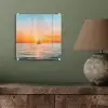 Zee - Zeilboot - Zonsondergang plexiglas 5mm klein -sfeer3