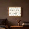 Valentijn - Harten - Zwart - Wit Light Box met batterij (Wandlamp) middel 907 -sfeer4
