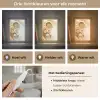 Granen - Hout - Kom - Beige Light Box met kabel (Tafellamp) klein -USP_lichtkleurNL
