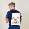 Olifant - Dier - Kinderen Rugzak - Zwart middel -sfeer8