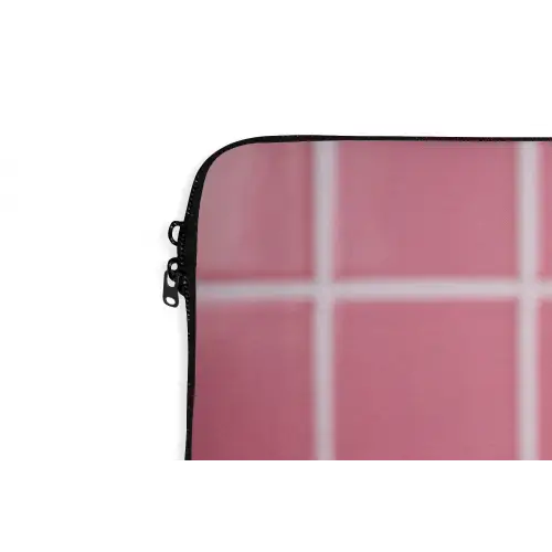 Badeend -Strik - Roze laptophoes neopreen klein -detail