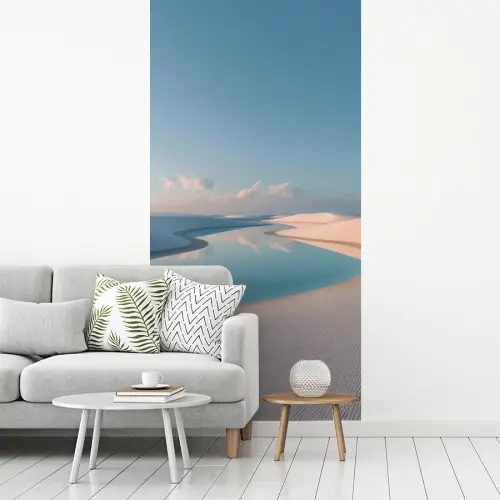 Duinen - Waterplas - Oneindige rust fotobehang vinyl groot -woonkamer