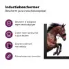 Paard - Springen - Modern Inductie beschermer vinyl 3mm middel -zzzzzzz-cc-usp