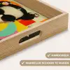 Meisje - Zonnebril - Kat - Retro Dienblad Rechthoek middel -USP_HandgreepNL