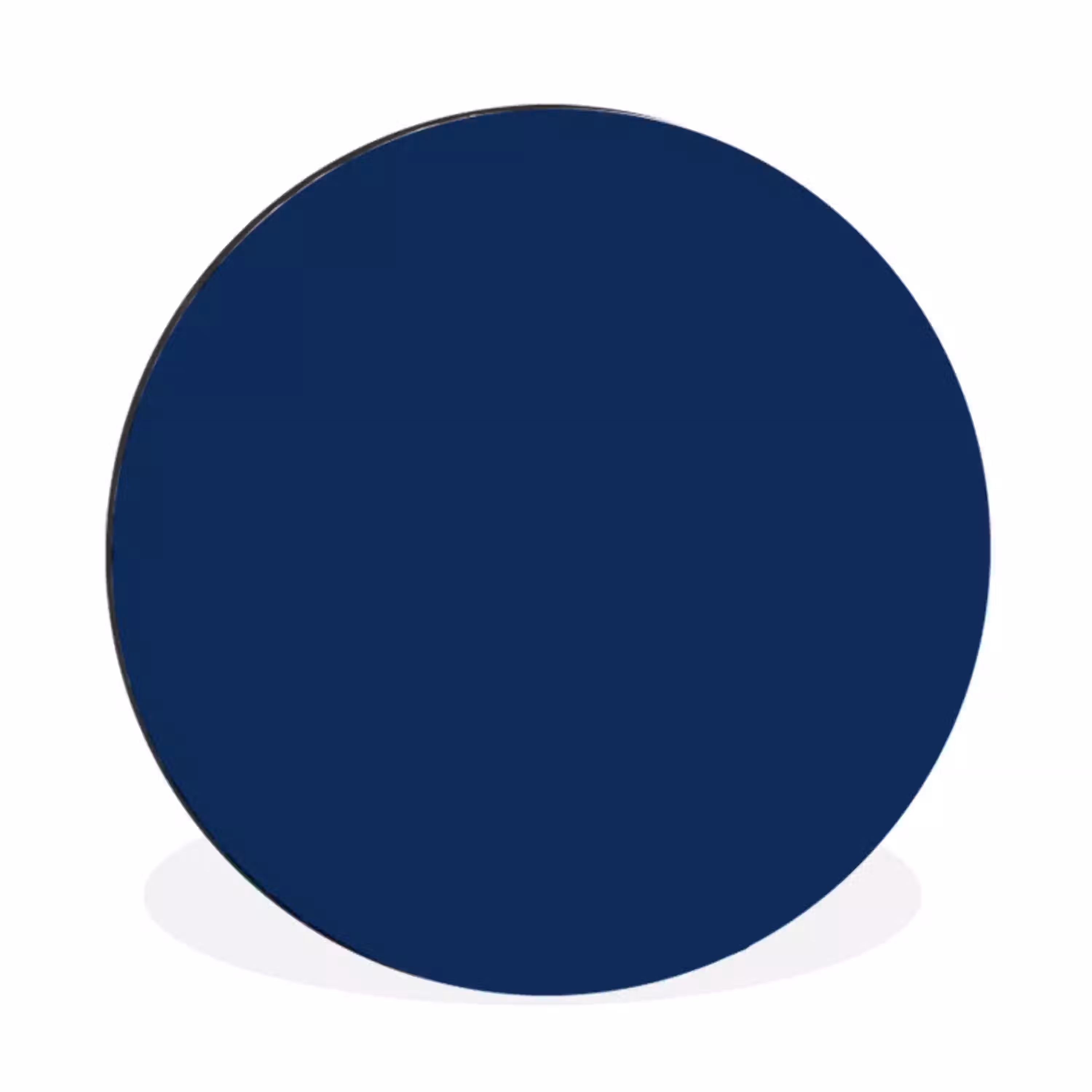 Midnight - Navy - Blauw Wandcirkel aluminium klein 190 -3d