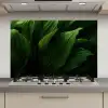 Bladeren - Schaduw - Groen - Textuur keuken achterwand spatscherm klein -3d_website