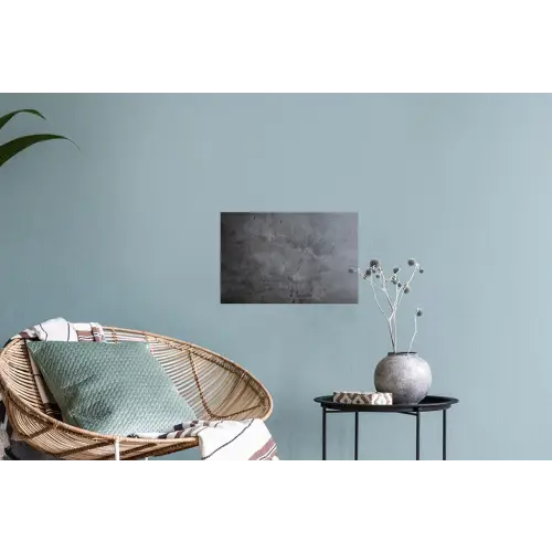 Industrieel - Beton - Grijs - Leisteen - Retro Muursticker klein -plant