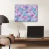 Schelpen - Paars - Blauw - Patroon - Pastel PET vilt klein -sfeer5