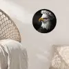Arend -Amerika - Koksmuts - Vogel - Stoer Wandcirkel behangsticker klein -sfeer4