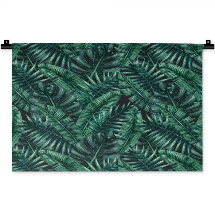 Jungle - Beplanting - Overlapping - Afsnijding Wandkleed katoen klein 269 -zz3d