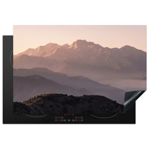 Panorama - Landschap - Bergen Inductie beschermer vinyl 3mm klein -3d