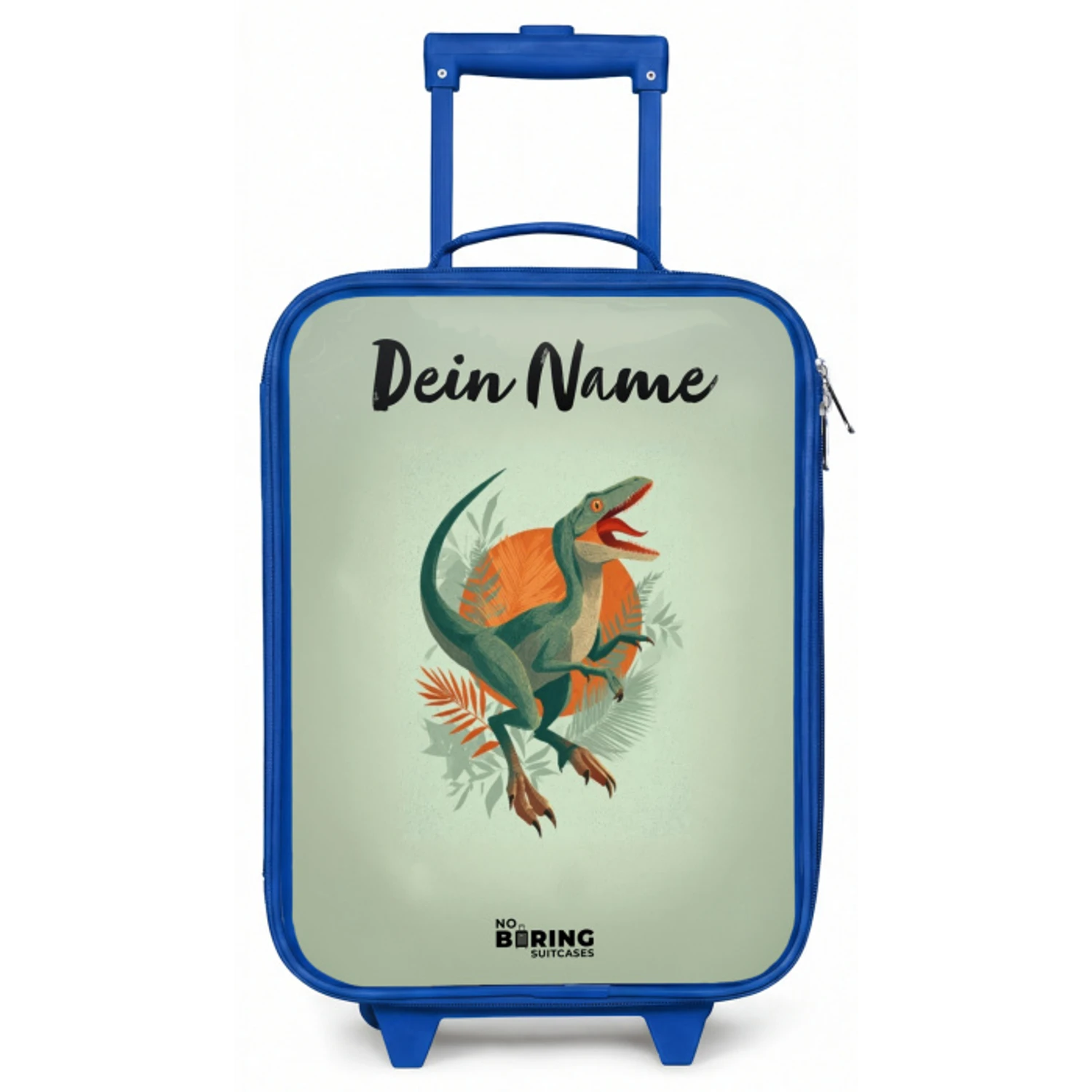Dier - Dino - Natuur Kinderkoffer - Blauw klein -zz3dotto