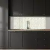 Abstract - Structuur - Grijs - Wit keuken achterwand 2 middel 871 -sfeer1