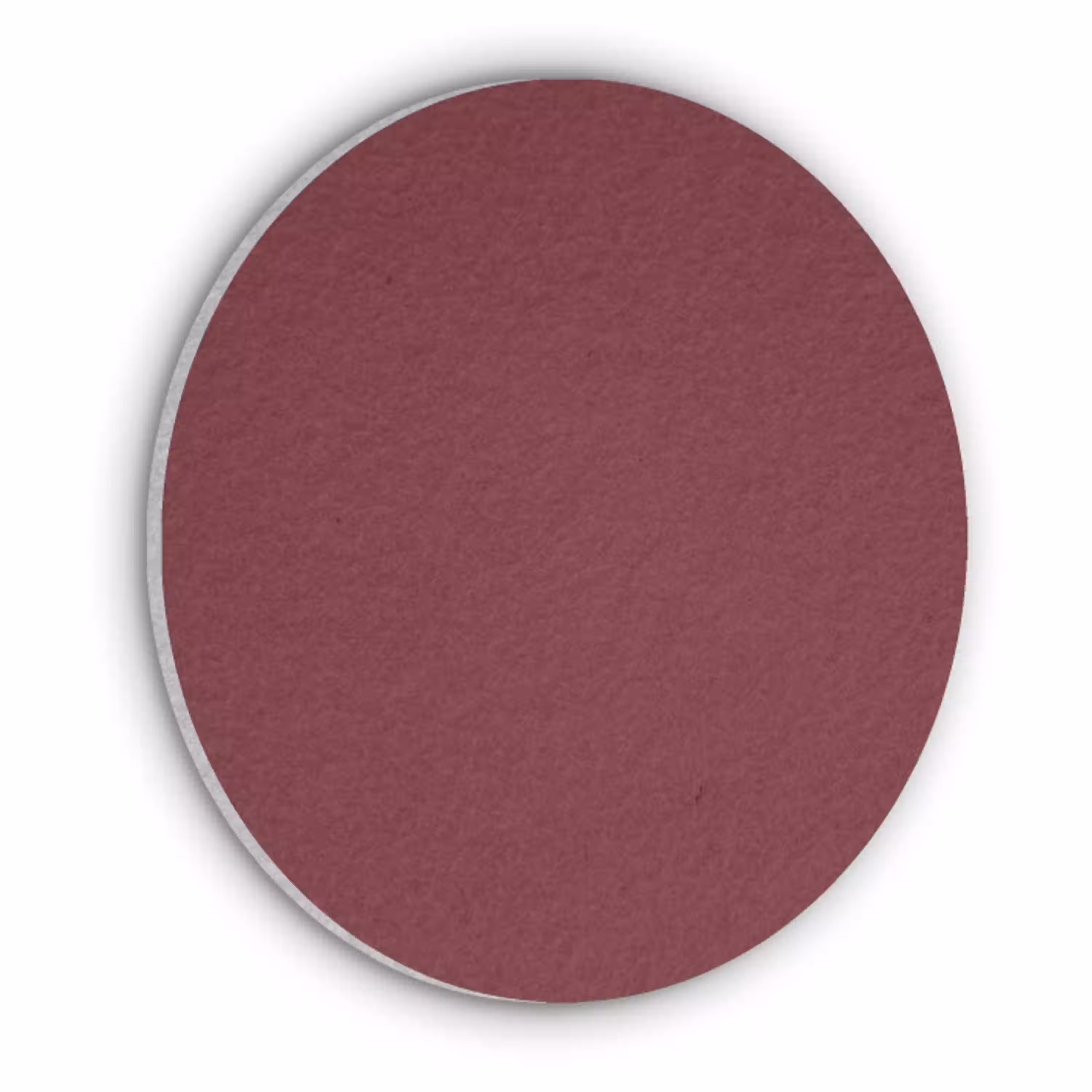 Dark - Garnet - Rood Akoestische PET Vilt - Rond klein 838 -3d
