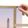 Vuurtoren - Duinlandschap - Zee Light Box met batterij (Wandlamp) middel -USP_websiteprintNL