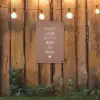 Herinner je gisteren droom over morgen geniet vandaag - Quotes - Spreuken tuinposter los doek klein -sfeer1