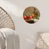 Tomaten - Olijfolie - Stilleven Wandcirkel behangsticker klein -sfeer4