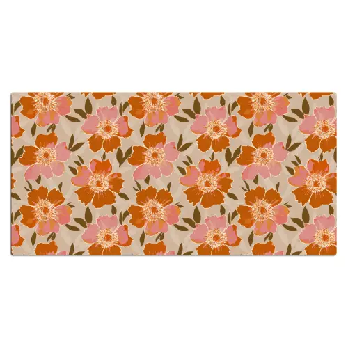 Bloemen - Motief - Retro Muismat XXL klein 681 -3d_leeg