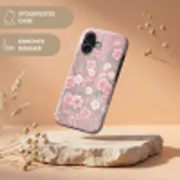 Pioenrozen - Vingerhoedskruid - Pink Toughcase MagSafe Apple iPhone 17 klein -USP_RandenV_DE
