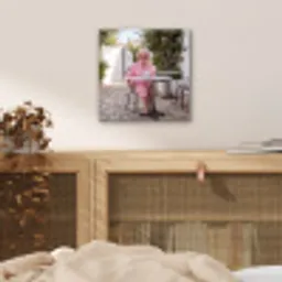 Ochtendjas - Krulspelden - Roze aluminium wit klein -sfeer3