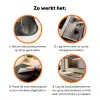 Boom - Vlakken - Takken - Kleurverloop Inductie beschermer vinyl 3mm klein -zzzzzzz-td-werking