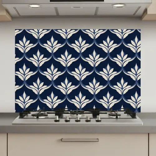 Modern - Ontwerp - Blauw keuken achterwand spatscherm klein 900 -3d_website