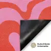 Abstract - Patroon - Rood - Roze - Minimalistisch Deurmat klein -antislip_DE