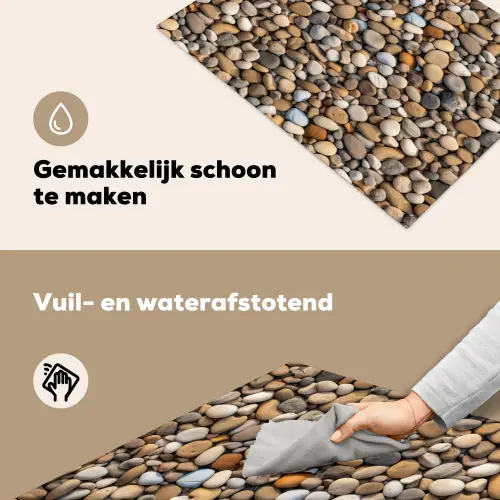 Licht - Stenen - Rust Inductie beschemer met haakjes klein 777 -ky-schoon-nl