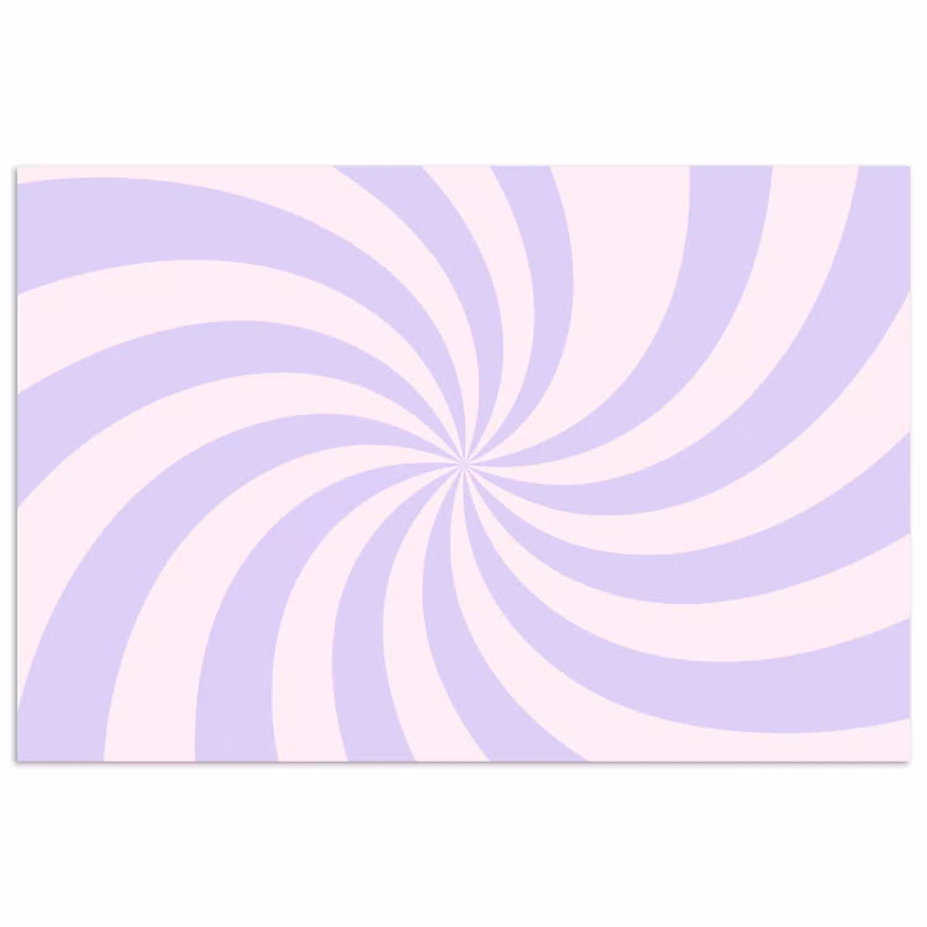 Patroon - Spiraal - Abstract - Modern - Paars-Roze poster papier klein -3d